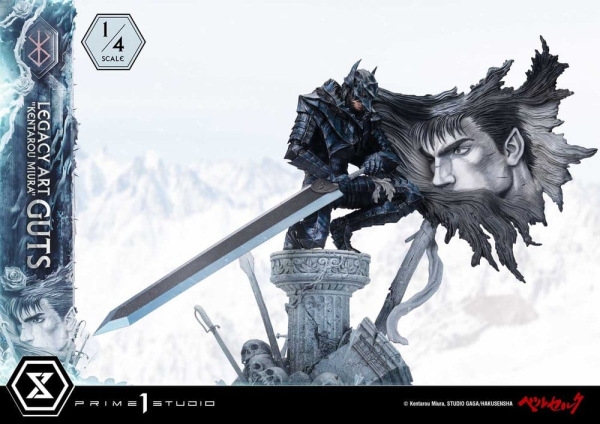 Berserk Legacy Art "Kentarou Miura" Statue 1/4 Guts Bonus Version 74 cm 8