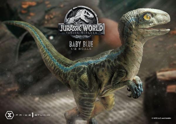 Jurassic World: Fallen Kingdom Prime Collectibles Statue 1/2 Baby Blue 34 cm