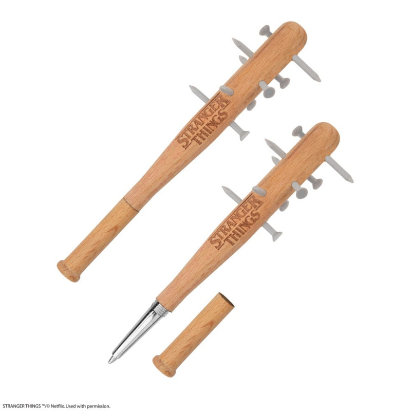 Stranger Things Spiked Bat Pen & Stranger Things Pin 5