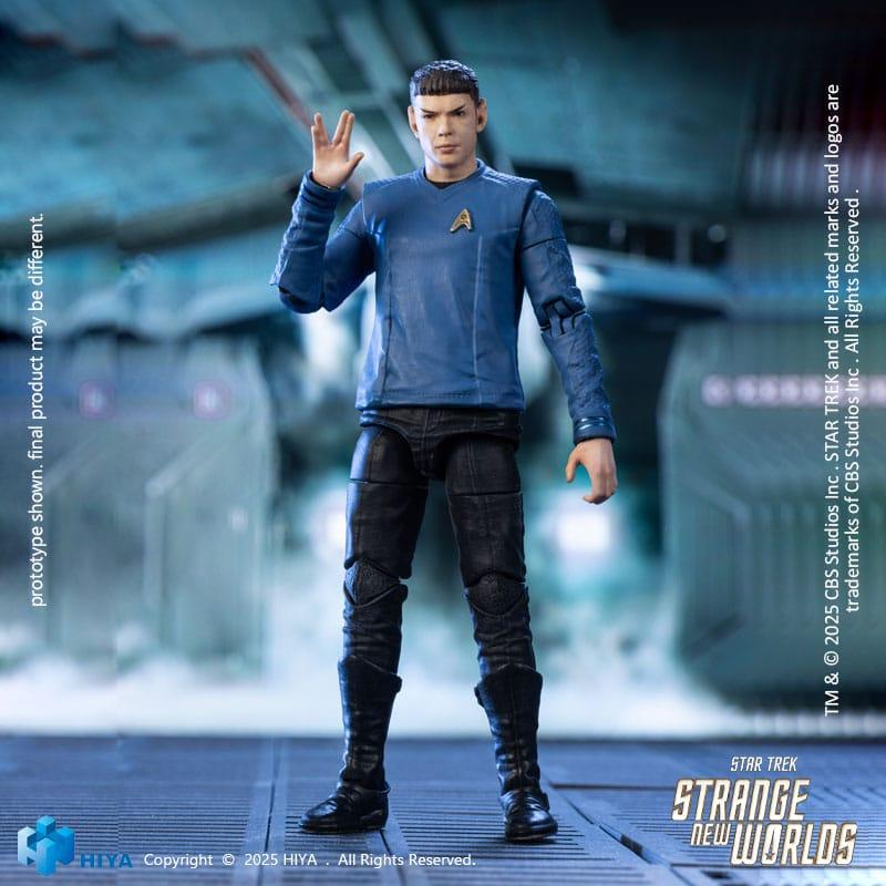 Star Trek Strange New Worlds Exquisite Mini Series Actionfigur 1/18 Spock 11 cm 1