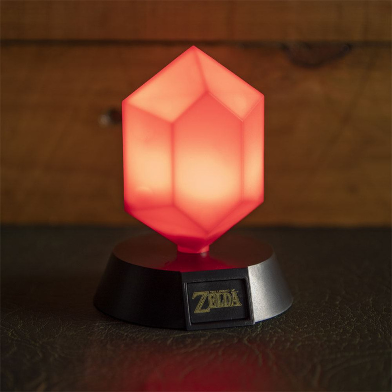 The Legend of Zelda 3D Icon Light Red Rupee 10 cm 1