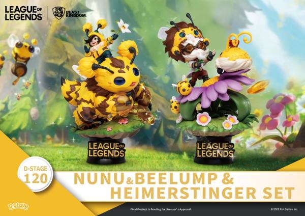 League of Legends D-Stage PVC Diorama Set Nunu & Beelump & Heimerstinger 16 cm 1