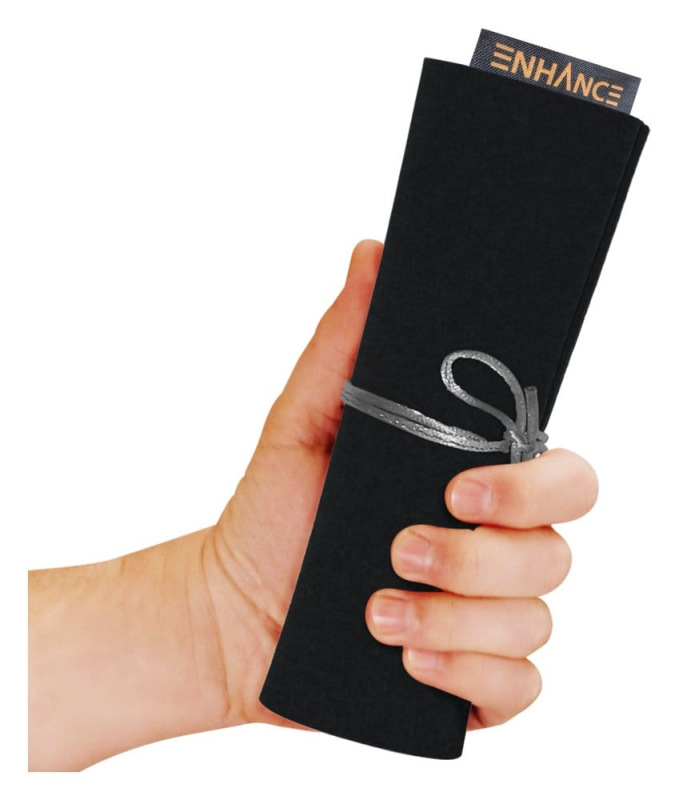 Enhance Tabletop Accessories Roll on a Scroll Dice and Rolling Mat White 3