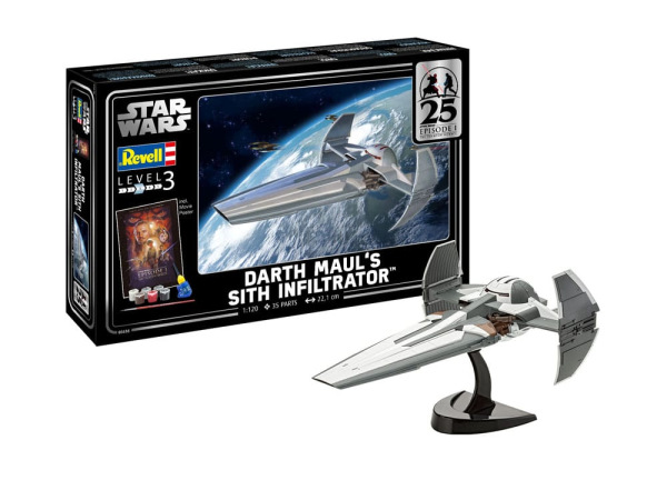 Star Wars Episode I Model Kit Gift Set 1/120 Darth Maul's Sith Infiltrator 22 cm 1