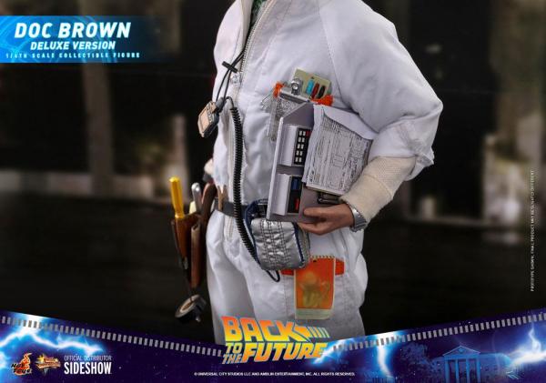 Back To The Future: Doc Brown Deluxe V. 1/6 Movie Masterpiece Action Figure - Hot Toys
