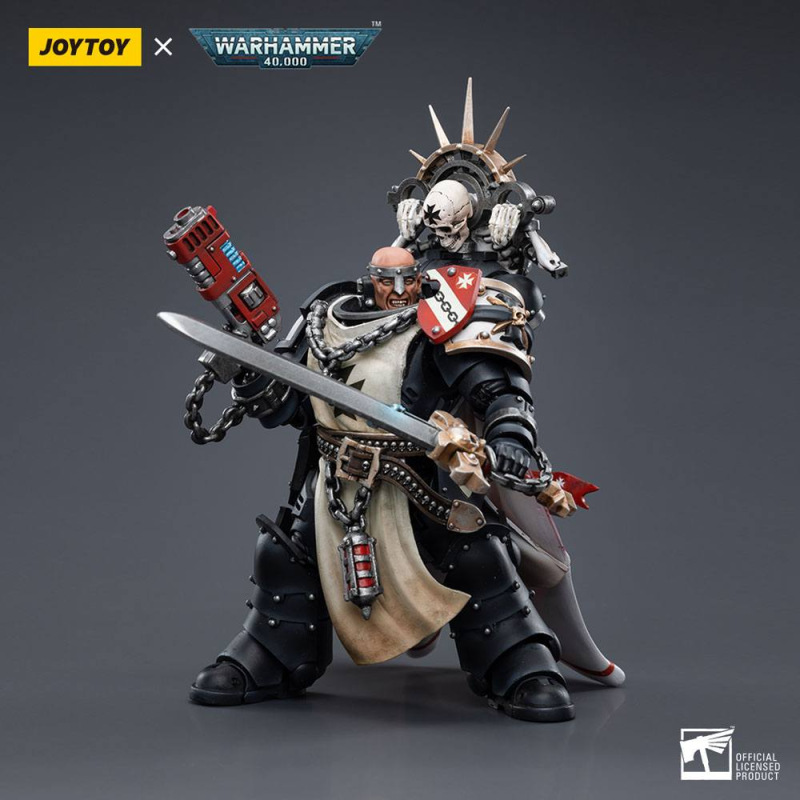 Warhammer 40k Action Figure 1/18 Black Templars Marshal Baldeckrath 12 cm 13