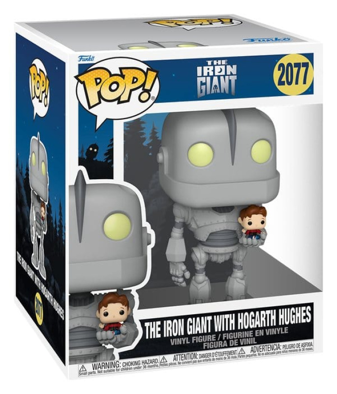The Iron Giant Super Sized POP! Animation Vinyl Figure Iron Giant w/Hogarth 15 cm 1