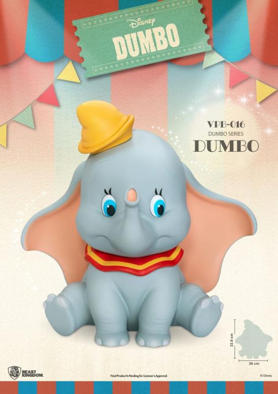 Disney Piggy Vinyl Bank Functional Dumbo 34 cm