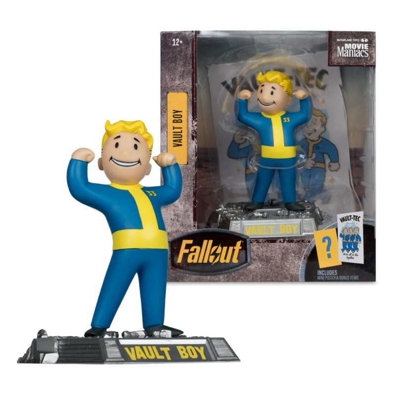 Fallout Movie Maniacs Action Figure Vault Boy Version 1 14 cm 3