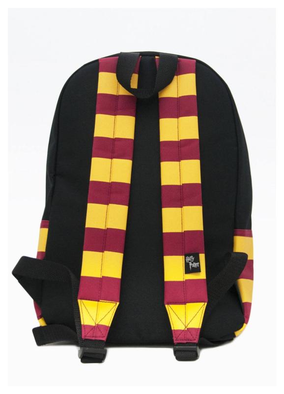 Harry Potter Backpack Hogwarts Striped Shoulder