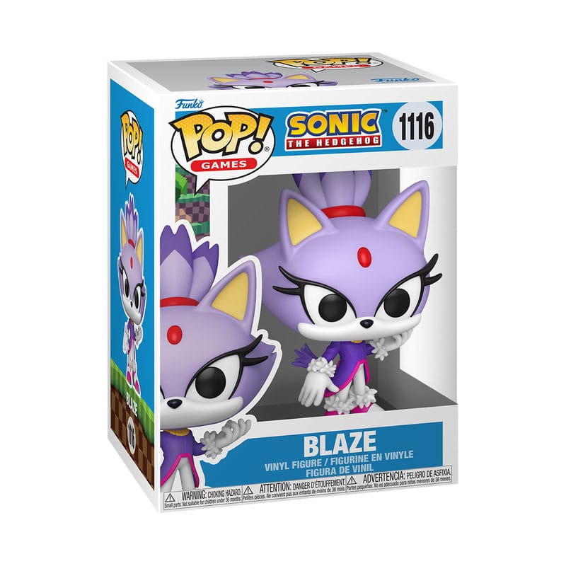 Sonic the Hedgehog POP! Games Vinyl Figure Blaze the Cat 9 cm 1