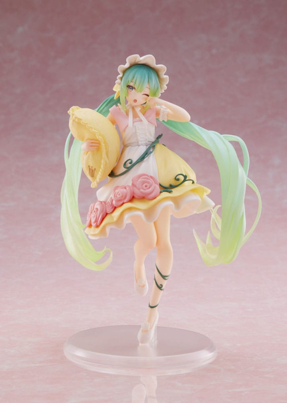 Hatsune Miku PVC Statue Hatsune Miku Wonderland Figure Sleeping Beauty Reissue 18 cm 1
