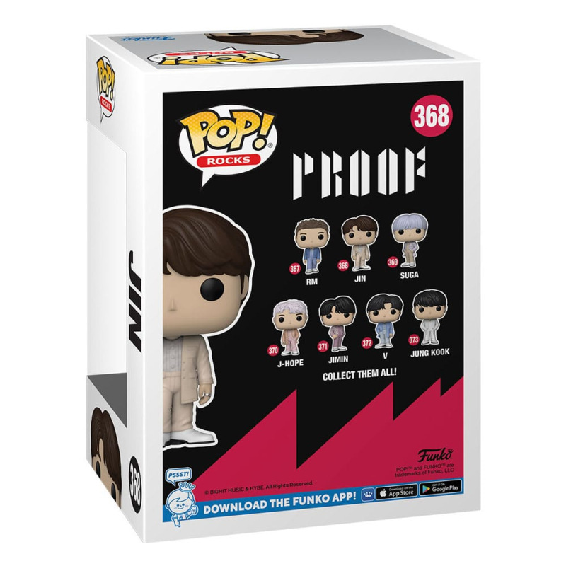 BTS POP! Rocks Vinyl Figure Jin 9 cm 2