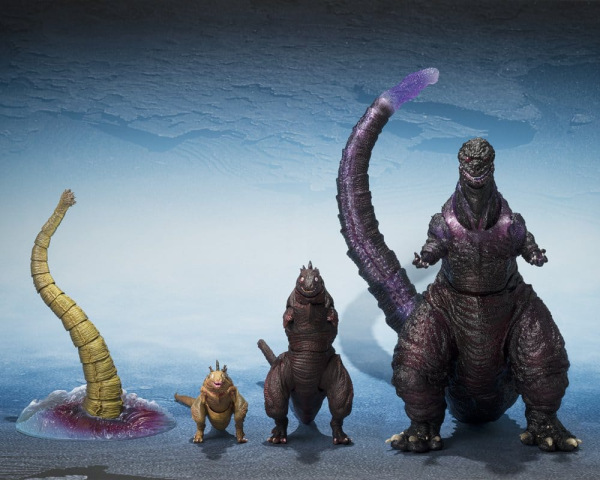 Godzilla 2016 S.H.MonsterArts Action Figures 3-Pack The Second Form, Thrid Form, Giant Unidentified 9