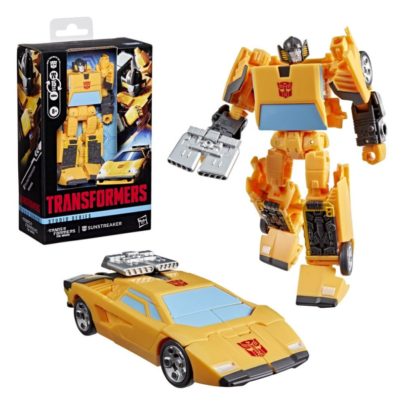 The Transformers: The Movie Studio Series Deluxe Class Action Figure Sunstreaker 11 cm 2