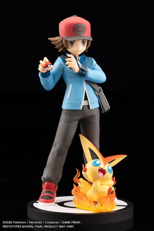 Pokémon ARTFX J PVC Figure 1/8 Hilbert with Victini 20 cm 1