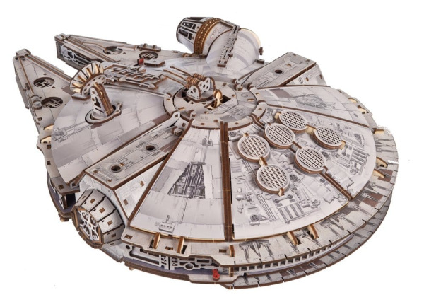 Star Wars 3D Wooden Puzzle Millennium Falcon 6