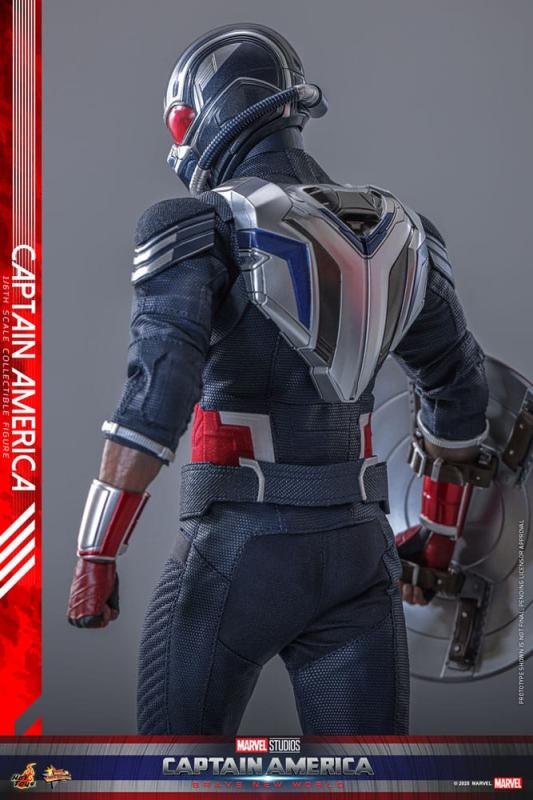 Captain America: Brave New World Movie Masterpiece Action Figure 1/6 Captain America 30 cm 13