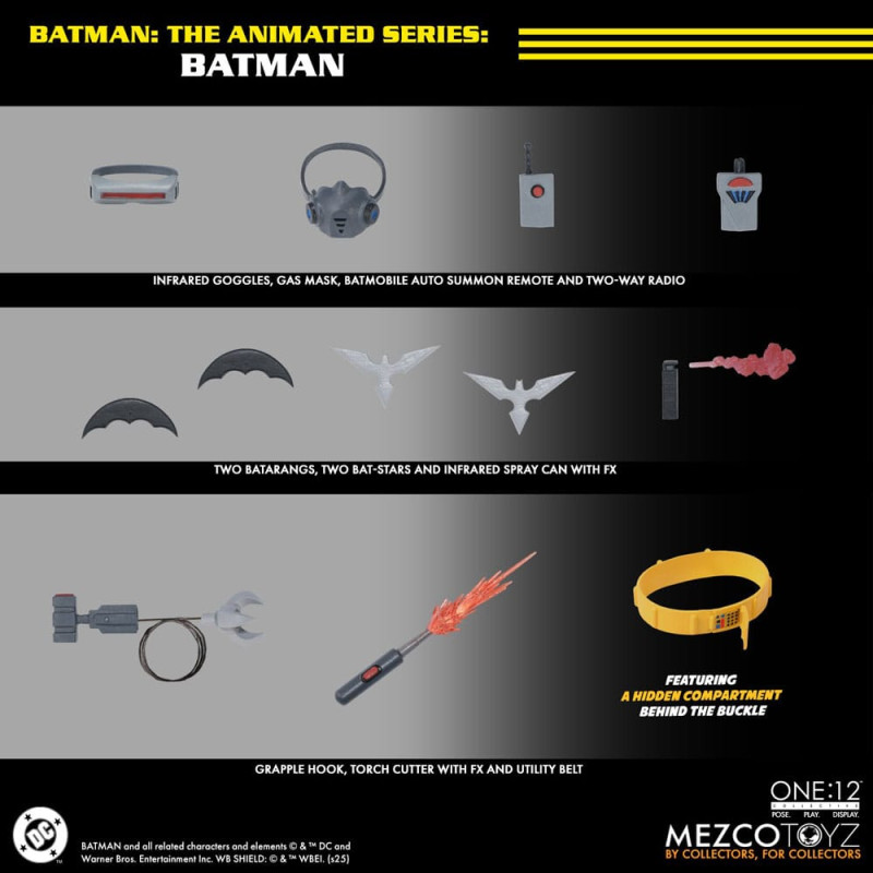 Batman: The Animated Series Action Figure 1/12 Batman 17 cm 3