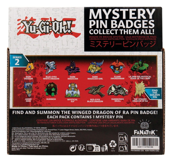 Yu-Gi-Oh! Mystery Pin Badges Volume 2 Blind Box Display (12) 4