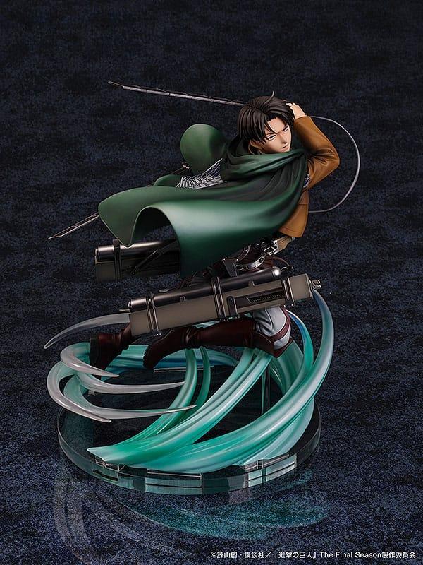 Attack on Titan PVC Statue 1/6 Humanity's Strongest Soldier Levi 23 cm