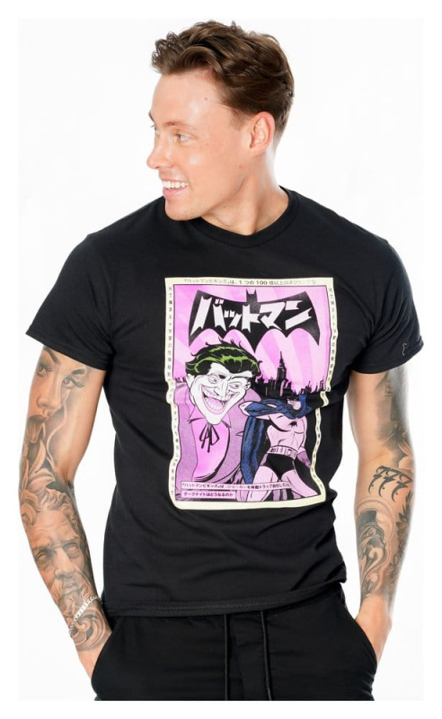 Batman T-Shirt Joker Anime Poster Size S 2