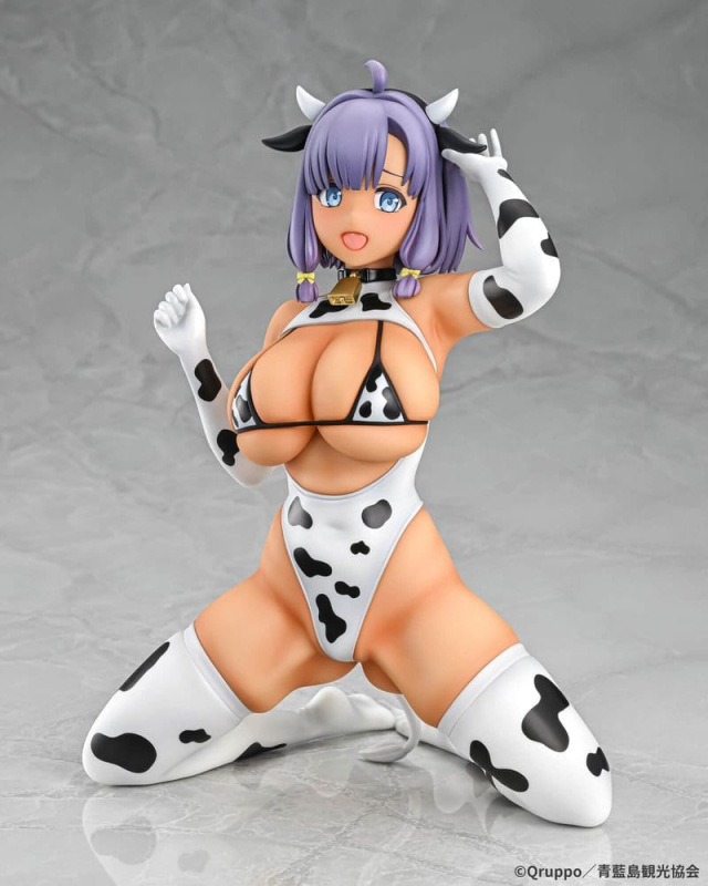 Nukitashi The Animation PVC Statue 1/5 Misaki Hotori Cow print costume Tanned Ver. 22 cm 1