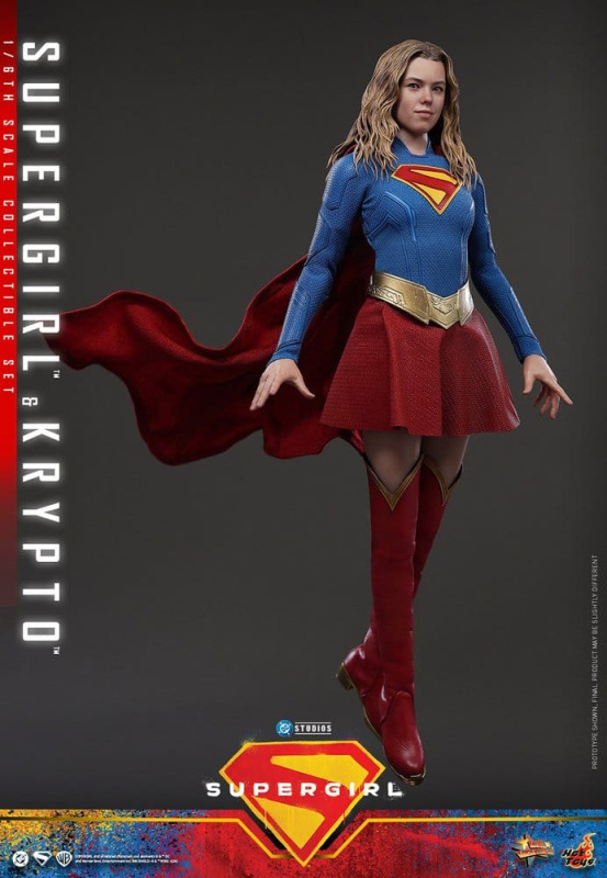 DC Comics Movie Masterpiece Action Figure Set Supergirl & Krypto 28 cm 8