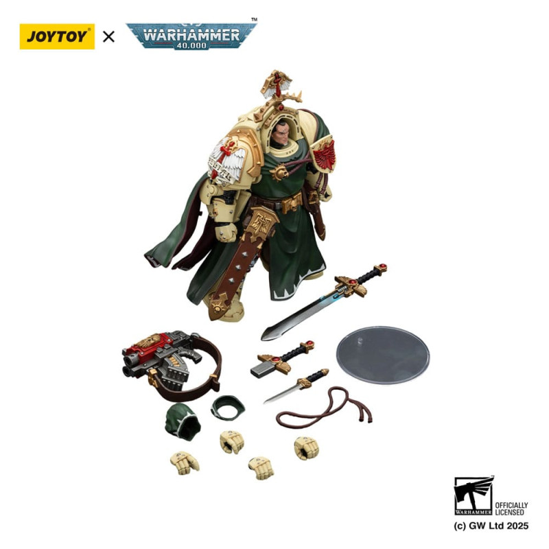 Warhammer 40,000: Dark Angels Action Figure Belial Grand Master of The Deathwing With the Sword of S 9