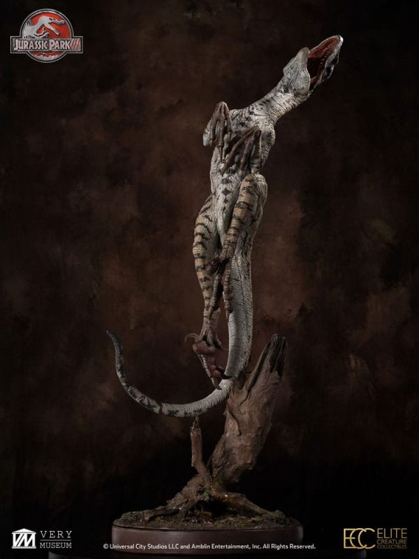 Jurassic Park III Maquette 1/4 Female Velociraptor White Queen 103 cm 13