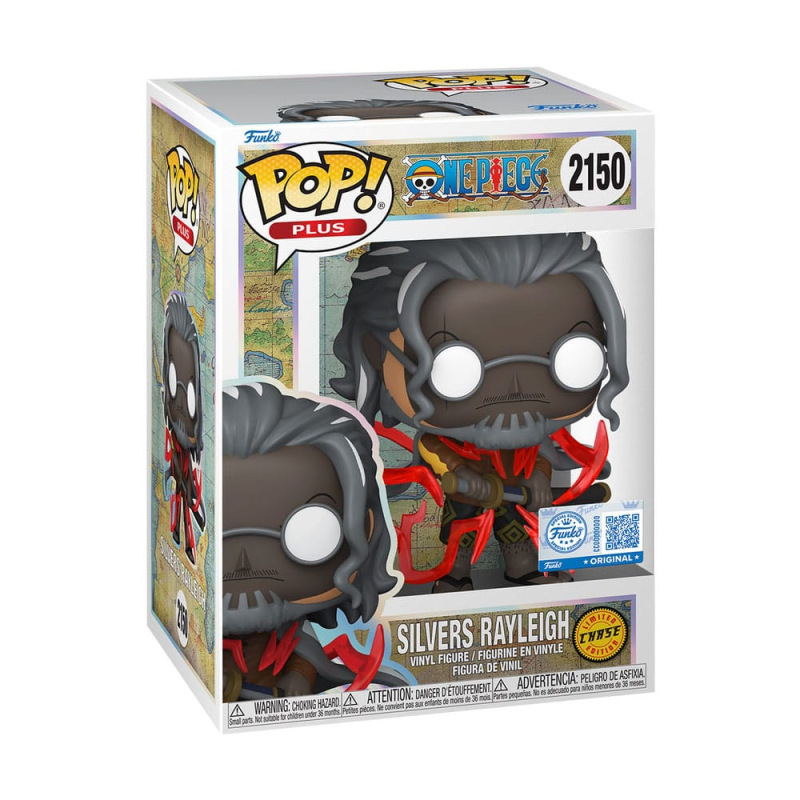 One Piece POP! Animation Vinyl Figures Silvers Rayleigh with Chase Exclusive 9 cm Assortment (6) 3