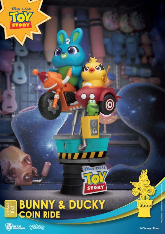 Disney: Bunny & Ducky 16 cm Coin Ride Series D-Stage PVC Diorama - Beast Kingdom Toys