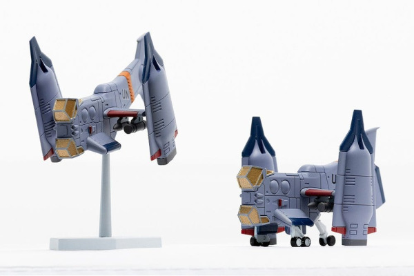 Rebuild of Evangelion SYUTO Tiny Scale Plastic Model Kit UNAF Close Air Support VTOL Aircraft YAGR-3 2