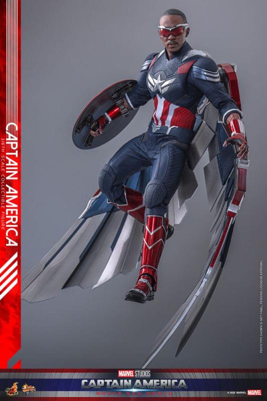 Captain America: Brave New World Movie Masterpiece Action Figure 1/6 Captain America 30 cm 8