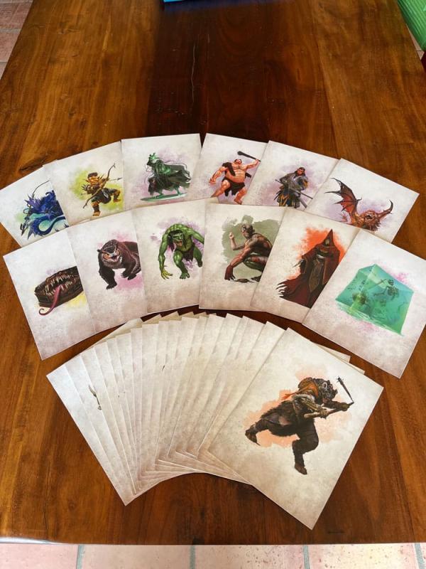 Dungeons & Dragons RPG Encounter Cards Challenge Rating 0-6: Pack 2 *english*