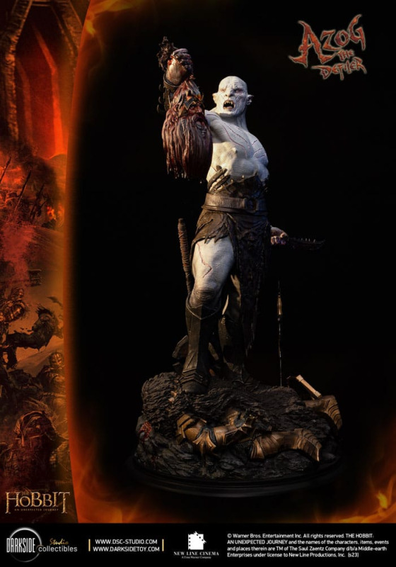 The Hobbit MS Series Statue 1/3 Azog The Defiler John Howe Signature Edition Edition 90 cm 11