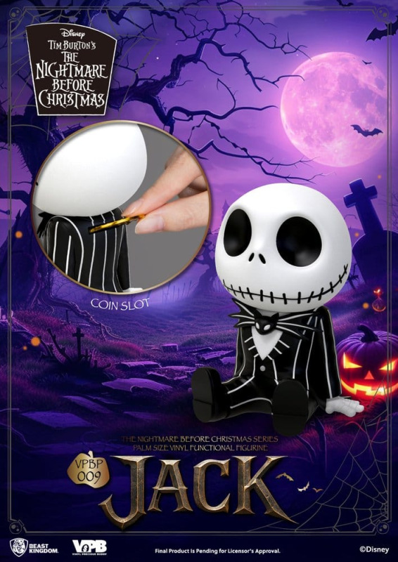 The Nightmare Before Christmas Palm Size Figure Bank Jack 12 cm 7