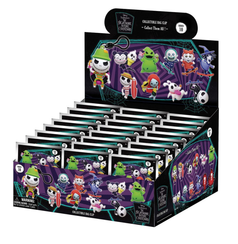 The Nightmare Before Christmas PVC Bag Clips Series 10 Display (24) 2