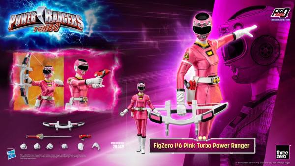 Power Rangers Turbo FigZero Action Figure 1/6 Pink Turbo Power Ranger 30 cm