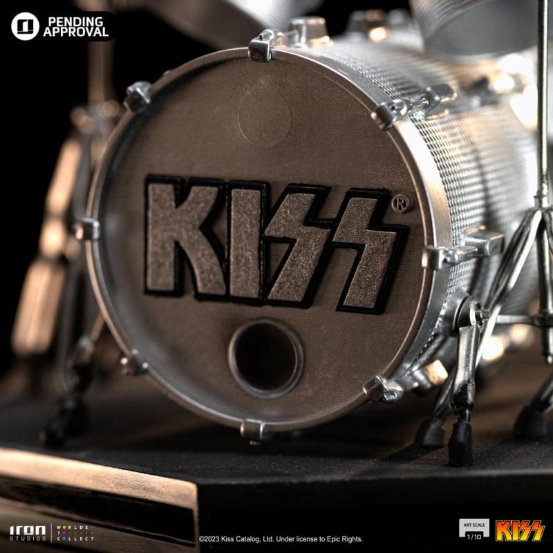 Kiss: Peter Criss Limited Edtition 1/10 Art Scale Statue - Iron Studios