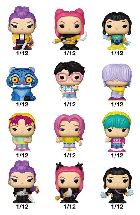 KPop Demon Hunters Bitty POP! Vinyl Figure Display (24) PDQ 2,5 cm 1