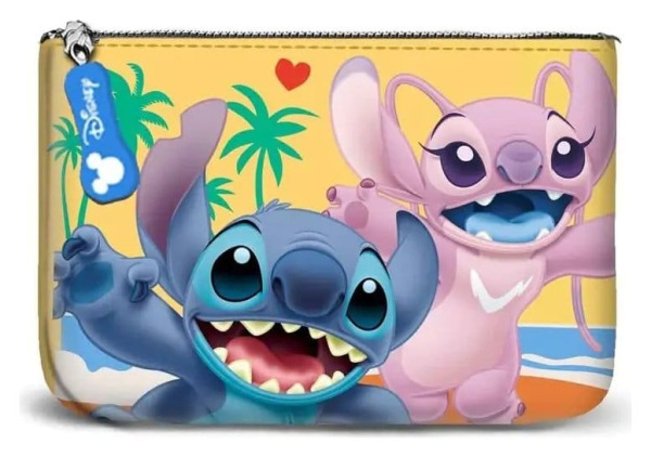 Lilo & Stitch Small Square Coin Purse Ocean Blue