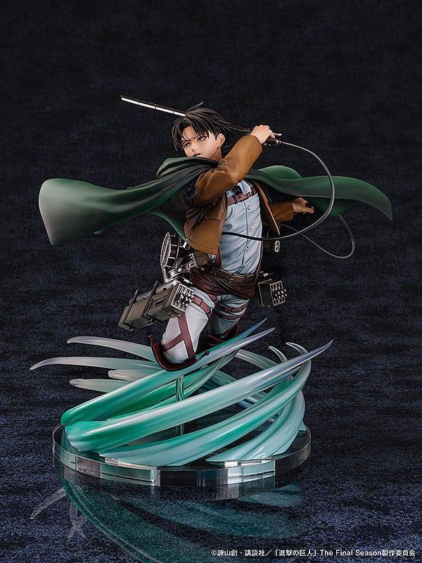 Attack on Titan PVC Statue 1/6 Humanity's Strongest Soldier Levi 23 cm