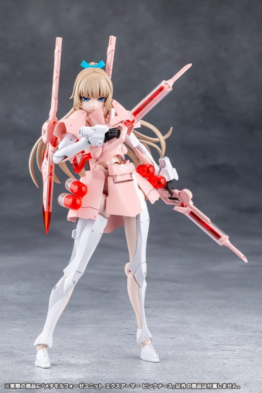 Megalomaria Unlimited Universe Plastic Model Kit Accessory Set Metamorphose Unit Exarmor Pink Nurse 7
