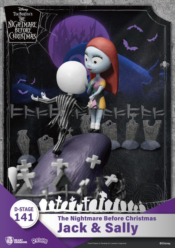 Nightmare before Christmas D-Stage PVC Diorama Jack & Sally 15 cm 3