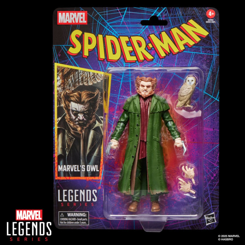 Spider-Man Marvel Legends Retro Action Figure Marvel's Owl 15 cm 1