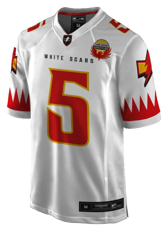 Warhammer 40,000 Sports Jersey Shirt White Scar - XXL 6