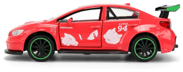 Sonic Diecast Model 1:32 Knuckles 2016 Subaru WRX STI Assortment (6) 5