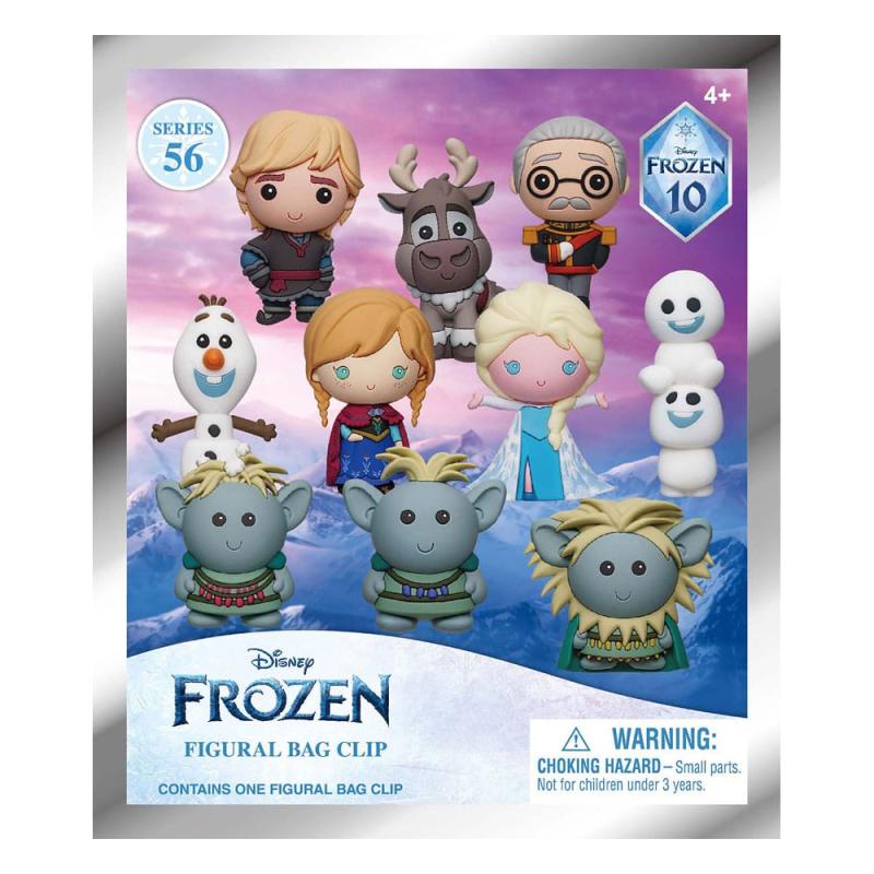 Frozen 3D PVC Bag Clips 10th Anniversary Series 59 Display (24)