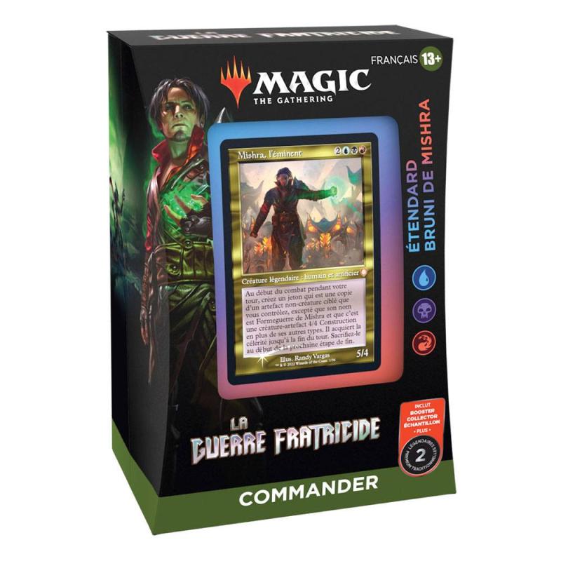 Magic the Gathering La Guerre Fratricide Commander Decks Display (4) french